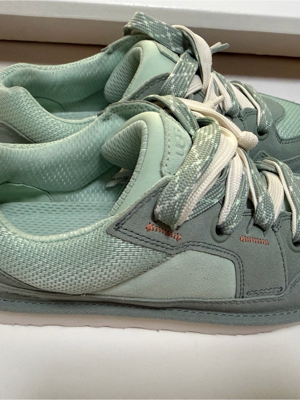 UGG Women's Mint Green & Cream Low-Top Sneakers - Picture 7 of 9